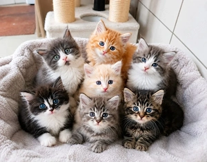 Zauberhafte reinrassige Maine Coon Kitten