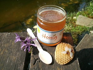 Wabenhonig Honigwabe Honig