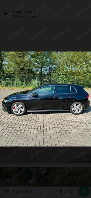 VW Golf VIII 2.0 TSI GTI Schwarzmetallic,BJ 04.2023 Bild 3