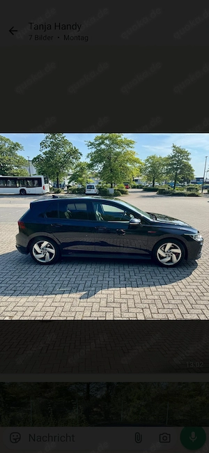 VW Golf VIII 2.0 TSI GTI Schwarzmetallic,BJ 04.2023 Bild 2