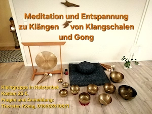 Entspannung und Meditation mit Klangschalen (Kleingruppe)