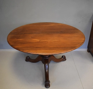 Antiker Viktorianischer Tilt-Top Tisch   Holland & Sons   Mahagoni ca. 1850