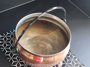 Vinora Kuperkessel Kupferschale Kupferbehälter Kupfertopf 4 Liter