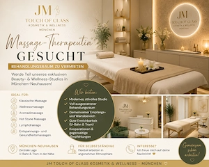   Massage-Therapeutin gesucht   Werde Teil unseres Beauty- & Wellness-Studios!
