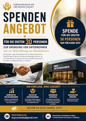 an jeden verschenken 