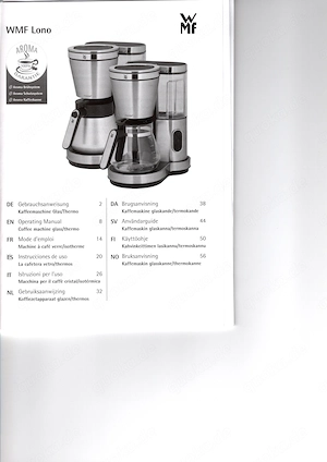 WMF Kaffeemaschine Lono