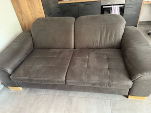 Hochwertiges Couchliebe 3-Sitzer-Sofa mit Sitztiefenverstellung