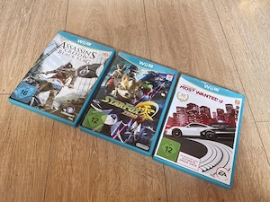 Nintendo Wii U Spielepaket aus Starfox Zero, NFS most wanted etc.