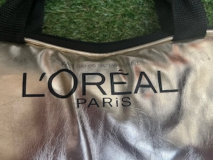 Laptoptasche L'Oreal Notebook Tasche gold goldene Tasche Bild 5
