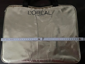 Laptoptasche L'Oreal Notebook Tasche gold goldene Tasche Bild 3