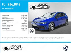 Volkswagen Golf VIII  1,5 eTSI DSG R-Line NAVI+AHK+RFK