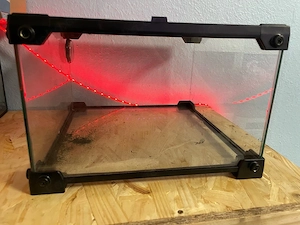 Repti-Zoo Terrarium aus Glas 30x30x20cm für Kleintiere