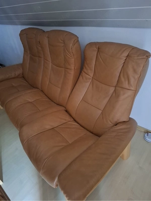 echtleder 3 sitzer von stressless 