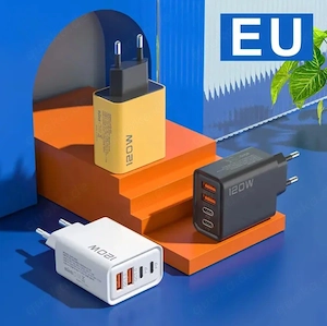 120W Schnellladegerät mit 4 USB-Anschlüssen