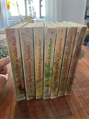 7 Nesthäkchen Bücher Else Ury alte Ausgabe 50-er Jahre