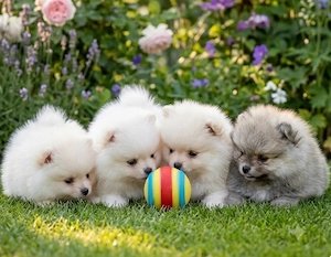 Zwergspitz pomeranian welpen mit Stammbaum