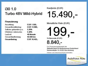 Hyundai i30 1.0 Turbo  48V Mild-Hybrid inkl. BigDeal