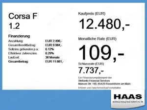 Opel Corsa F 1.2 Sitzheizung, Parkpilot, CarPlay