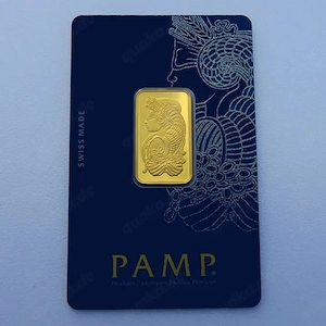 Goldbarren Pamp 10g im Blister mit Zertifikat 
