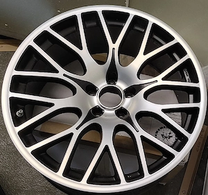 Allufelgen DIEWE FINA Nero Machined 9,5x19 ET21 5x112 KBA49342 Alufelge