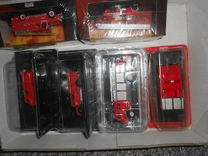 Feuerwehr Modellautos i.d. Original-Verpackung  vgl. Text