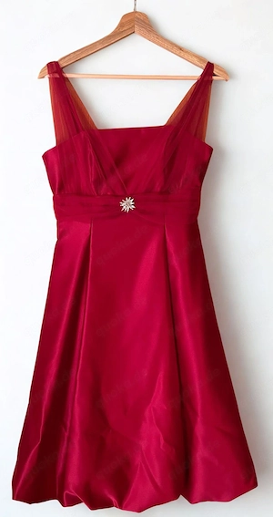 Elegantes Abendkleid von Lilly   Fuchsia Bordeaux   Gr. 36