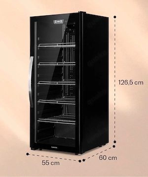 Klarstein Getränke- und Weinkühlschrank 126,5cm 242L