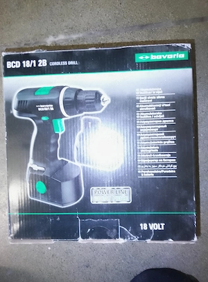 Neuwertiger   akku    Bohschrauber   Bavaria originalverpackt     3teilig    zu verkaufen  