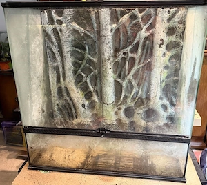 Exo Terrarium mit Rückwand 90 x 45 x 90 cm