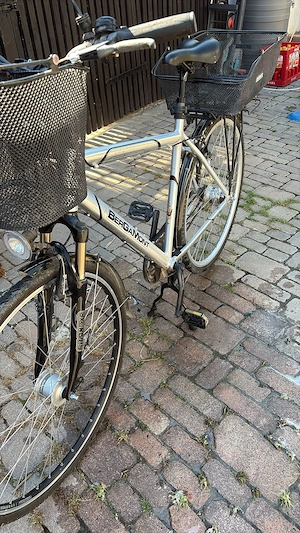 Bergamont Satelite Trekkingrad mit Rücktrittbremse und 2 Einkaufskörbe 