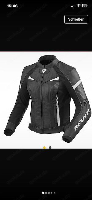 Revit Xenia 2 Motorrad Lederjacke Gr. 44 Neu