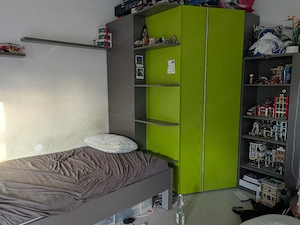 komplettes Schlafzimmer Eckschrank 