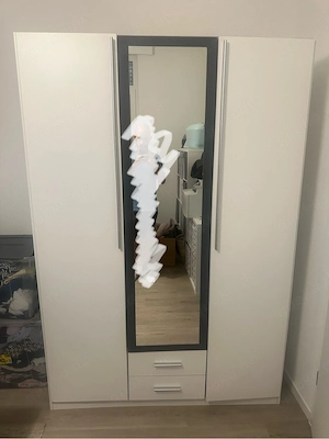 Kleiderschrank   Schlafzimmerschrank mit Spiegel ** Top**