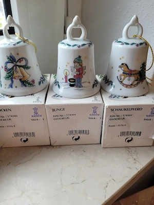 5 er Set weihnachtsglocken von Kaiser