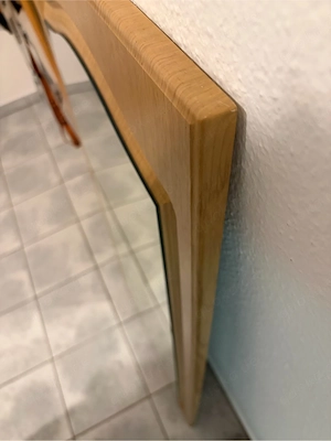 Wandspiegel mit Holzrahmen   Schöner Holz-Spiegel für Flur & Wohnzimmer, Top Zustand