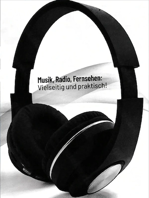 Kabelloser Kopfhörer mit integriertem Radio