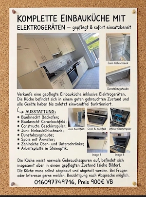 Gepflegte Einbauküche