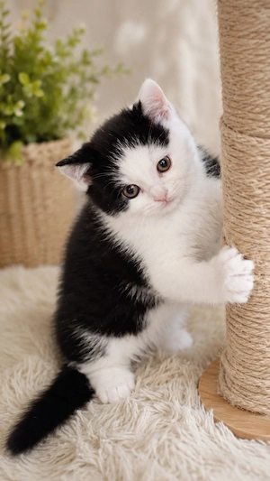 Darf gerne abgeholt werden. Noch ein Bicolour Katerchen abzugeben. 