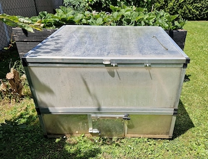 Schildkrötenfrühbeet mit Unterbau