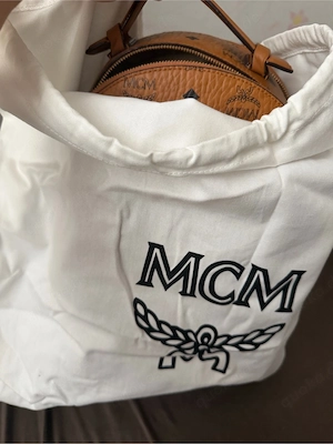     Original MCM Rucksack aus Echtleder   Cognac   Neuwertig