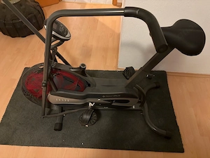 SportPlus Air Bike Heimtrainer   Ergometer   Fitnessfahrrad mit Luftwiderstand