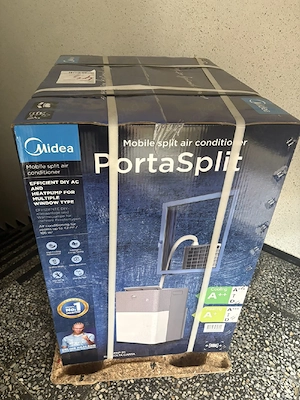 Midea PortaSplit Cool Mobile Split Klimaanlage A++ 12000 BTU 2,35kW NEU & OVP