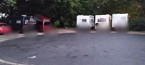 Parkplatz treffen mit XXL