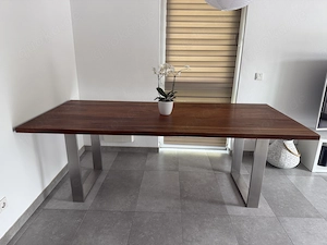 Esszimmer Tisch Massiv Wildnussbaum 200x100m