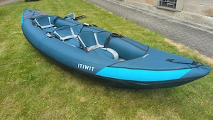 Touring Kayak Itiwit, 3 Sitze, Luftpumpe, 2 Doppelpaddel