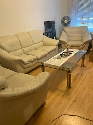 Gebrauchte Leder Couch zu verkaufen