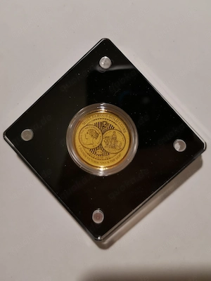 Goldmünze "5 Pounds Victoria" 1 500 oz 999er Feingold mit Zertifikat