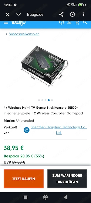 4 k Ultra HD camecontoller Stick 