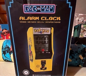 Pac-Man Arcade Wecker | Offiziell lizenziert | mit OVP