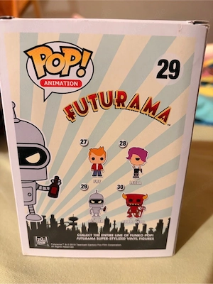 Funko Pop! Animation   Futurama   Bender #29   OVP